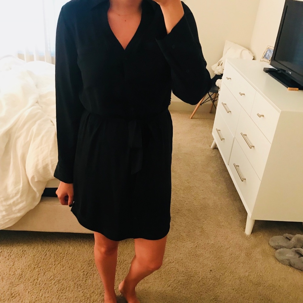 Express Shirt Dress w/tie waist, never worn